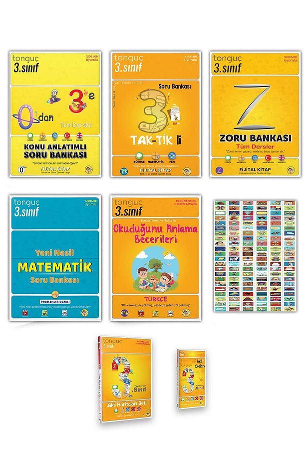 3. Sınıf Şampiyon 0'dan 3'e Taktikli Zoru Matematik Soru Bankası Okuduğunu Anlama Akıl Harita - 1