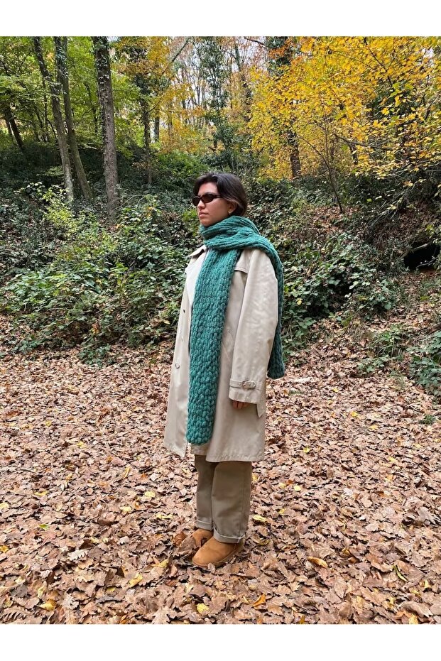 Puffy Peluş Atkı - 3