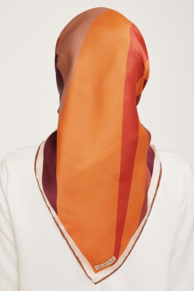 İpek Eşarp 2024 Kış - 9010-09 Twill - 1