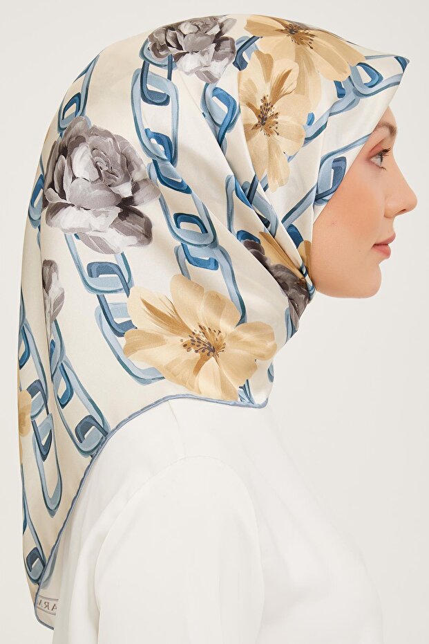 İpek Eşarp 2024 Kış - 9034-50 Twill - 2