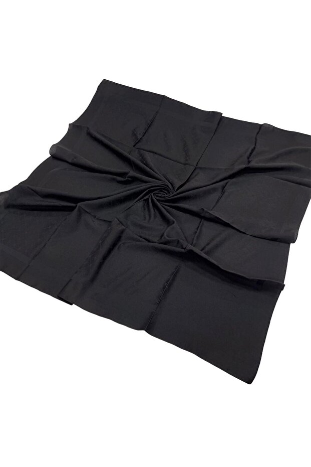 Cotton Eşarp - Siyah 911 - 2