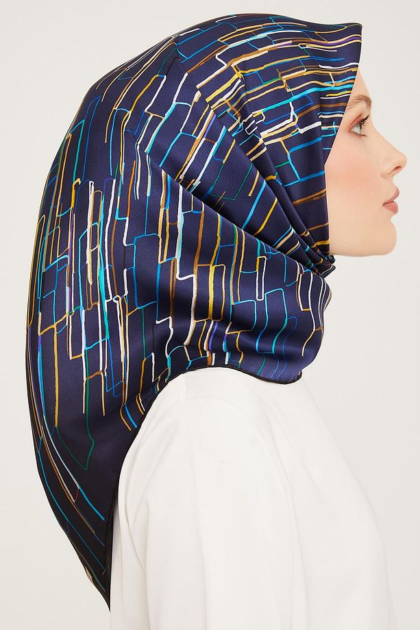 İpek Eşarp 2024 Kış - 9027-51 Twill - 3