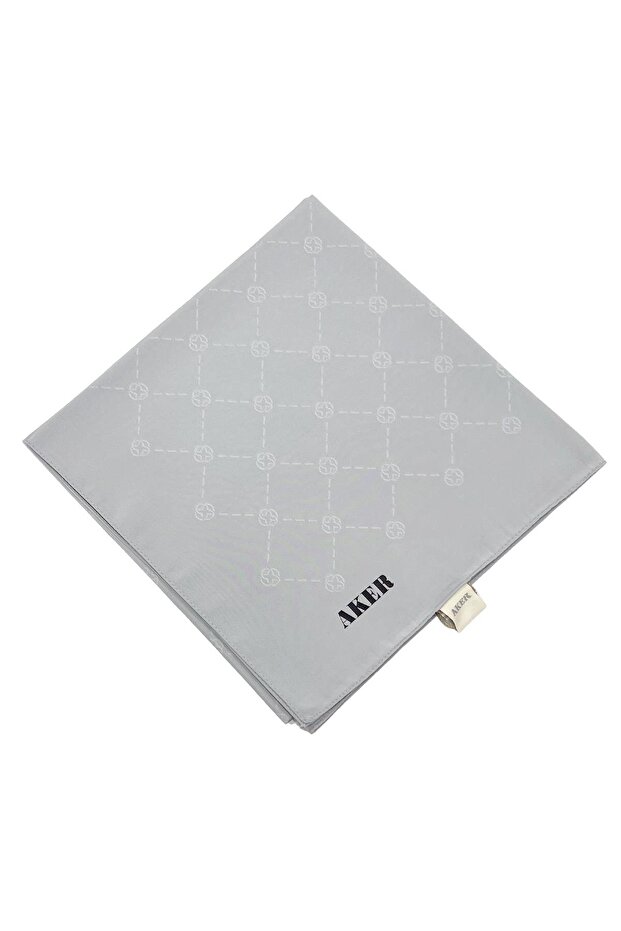 Monogram Eşarp - Gümüş 971 - 1