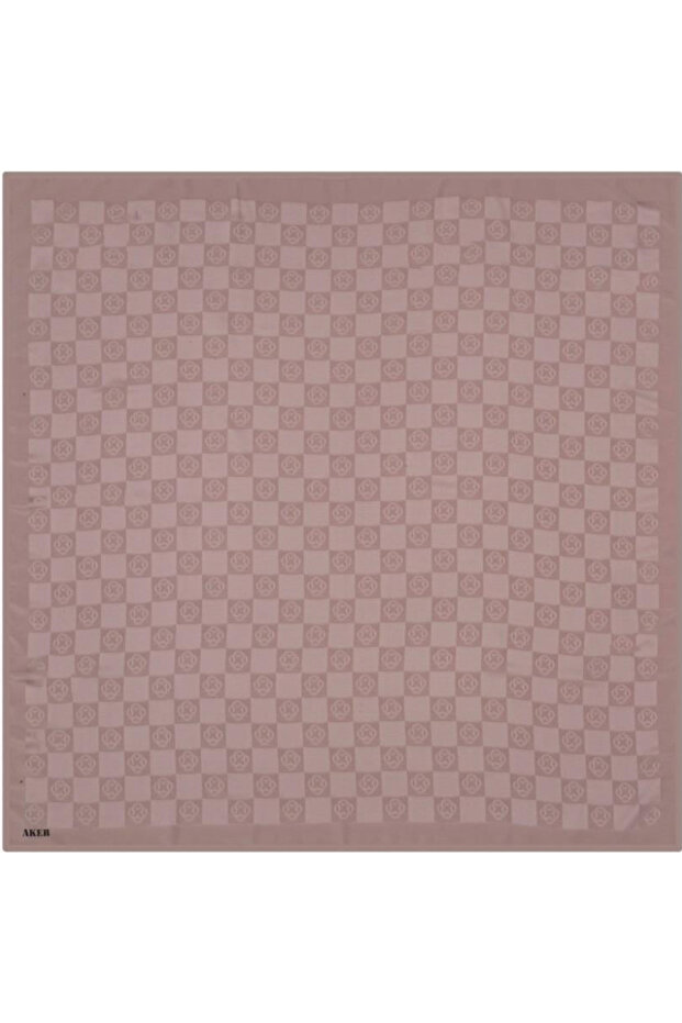 Monogram Dama Eşarp - Pudra 991 - 1