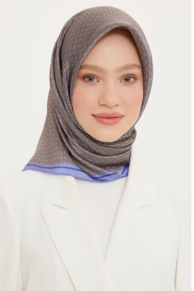 وشاح حريري حنين - 8733-36 لافندر تويل