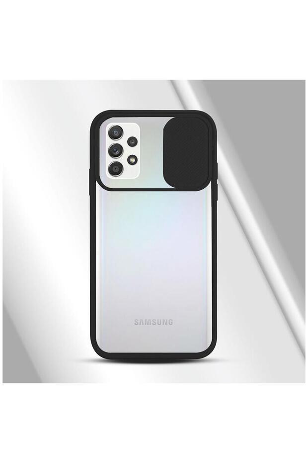 Samsung Galaxy A72 5g Compatible Case Camera Lens Protection Case Black