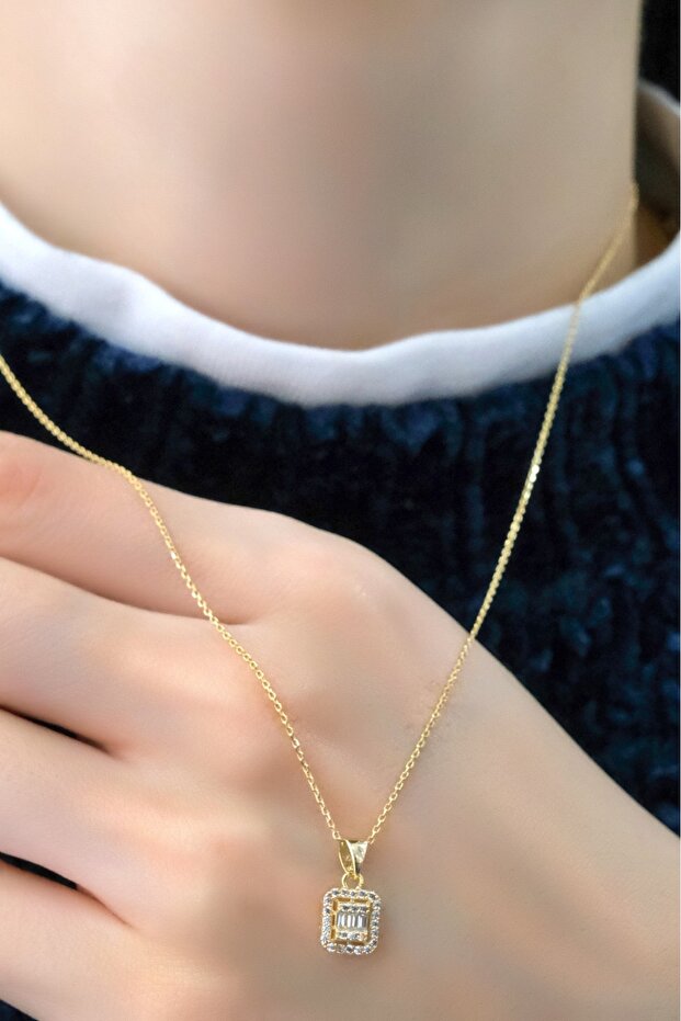 Baget Taşlı Kolye - 2