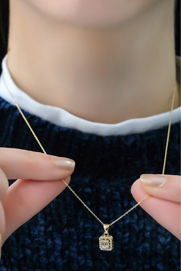 Baget Taşlı Kolye - 3