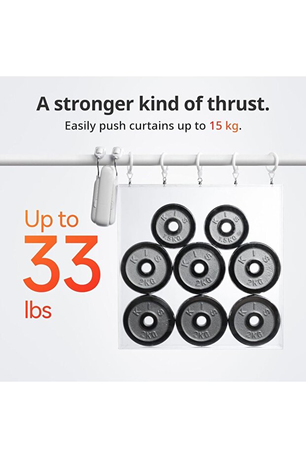 Rod 3 Smart Automatic Curtain Opener - Bluetooth Remote Control with App - 4