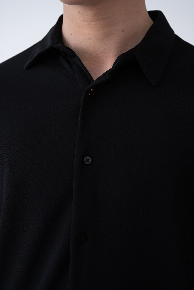 Mevsimlik Oversize Erkek Gömlek - 2