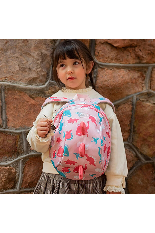 Kids Backpack - Dinosaur Pink - 5