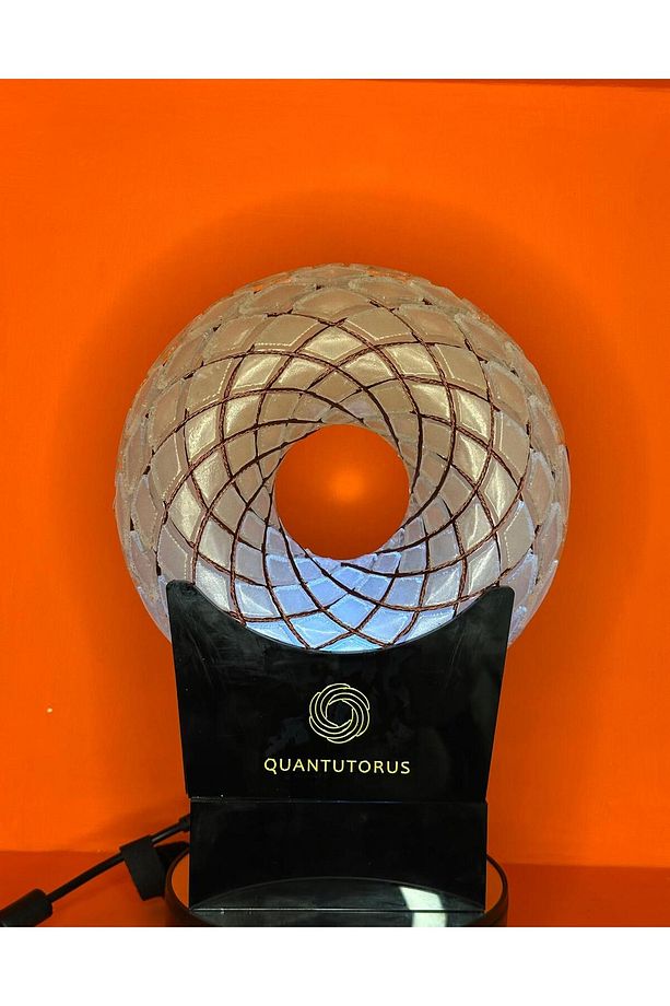Sedefli Torus, 20 cm 12 Döngü Bakır Sargılı epoksi torus - 1