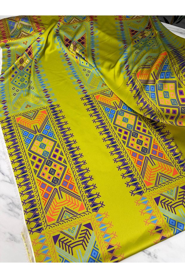 Afroze Pattern Dress Shirt Silk Satin Fabric Our Product Is Sold in Pieces 1 Piece 1 Meter