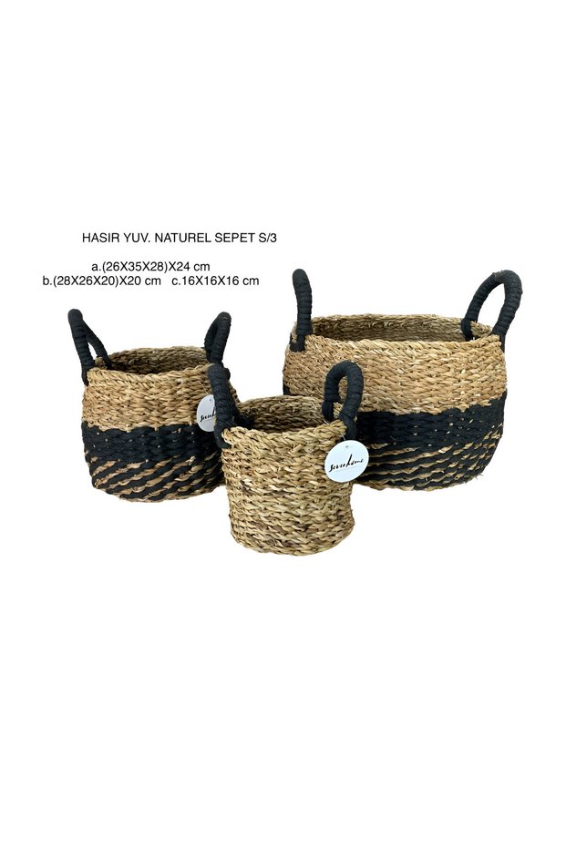 Flower Pot Decorative Multi-Purpose Basket Garden Organizer Decorative Hand-Knitted