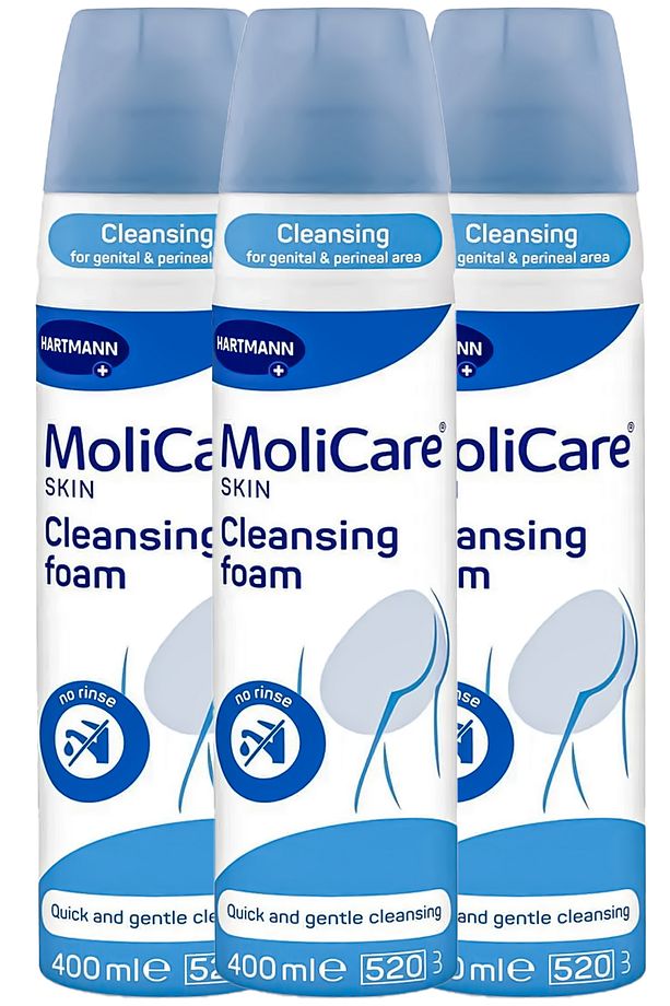 Molicare Vücut Temizleme Köpüğü 3'lü Set 400 Ml - 1