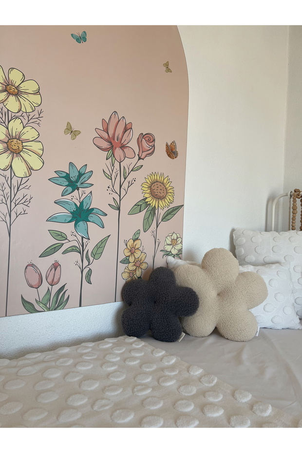 Flowers Baby Kids Room Flower Pillow