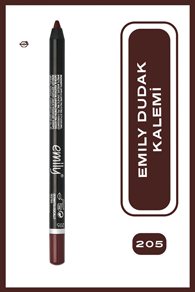 EMILY Long Lasting Lip Pencil Dudak Kalemi No: 205