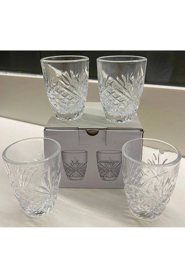 STD Aron 4'lü Mini Kahve Yanı Bardağı Seti 70 ml Klasik - 2