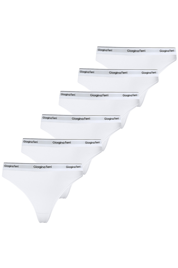 Lycra 6-Piece Box Premium Slip Panties with Writing, Suitable for Daily Use Gloria
