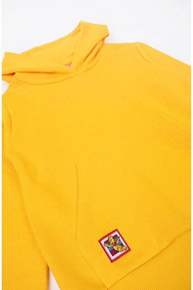 Hardal Kapüşonlu Sweatshirt - 2
