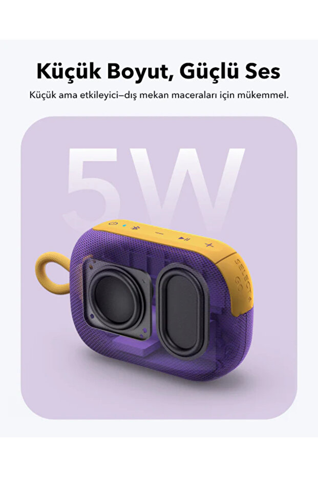 Soundcore Select 4 Go Mor Bluetooth Hoparlör Sarı - 3