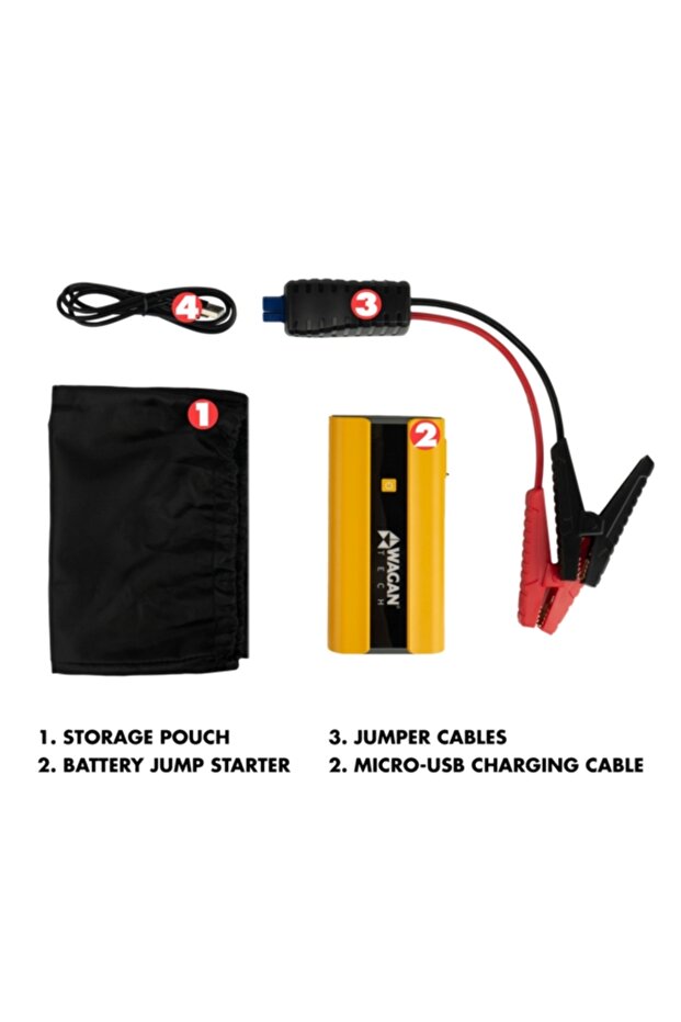 10000mAh Mini Multi Function Jump Starter 2161 - 7