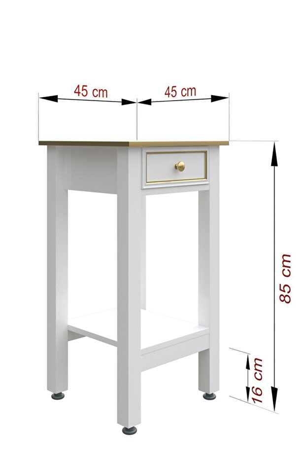 Rixa Tek Çekmeceli, Dekoratif Dresuar - 4