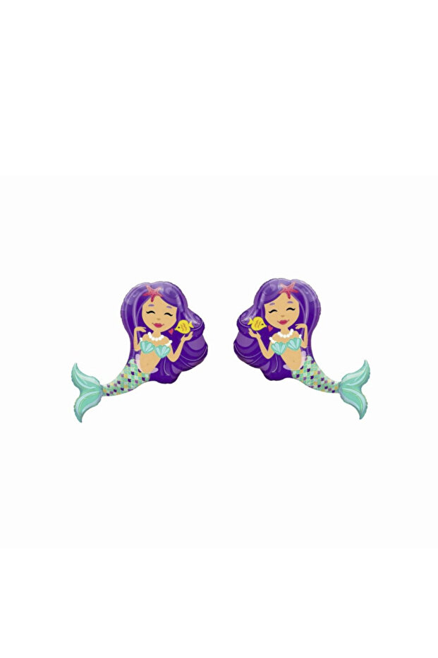 18" 2 piece mermaid foil balloon 7739