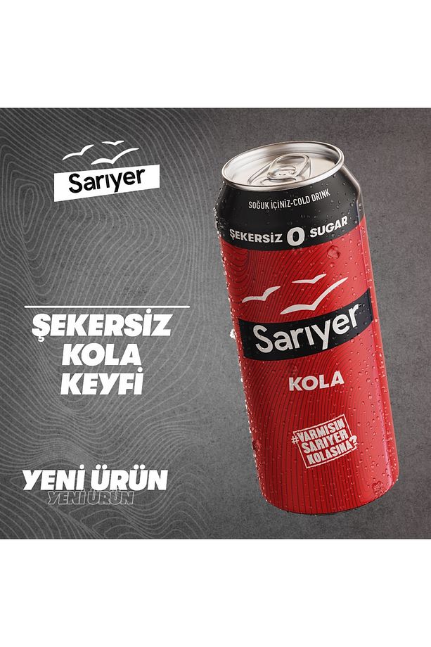 Sarıyer Kola Şekersiz 330 ml 12 Adet - 3