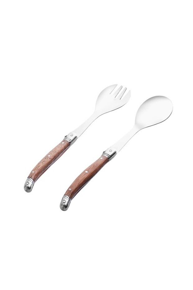 Rustic 2 Parça Salata Servis Seti 25,5 Cm - 3