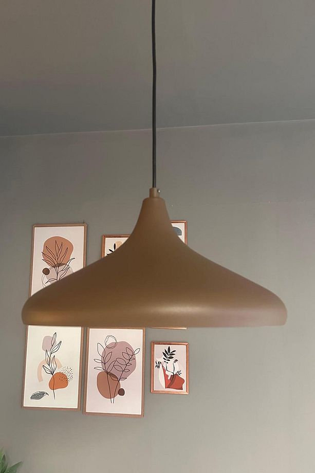 Champion Sütlü Kahve Tekli Avize Kafe Iç Mekan Salon Oturma Odası Mutfak Yatak Odası Sarkıt Modeli - 4