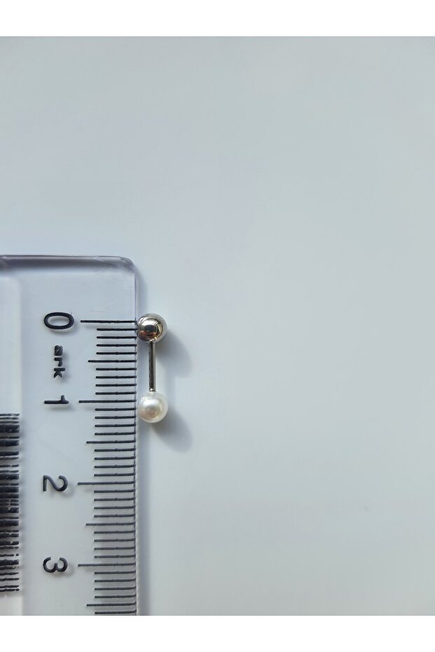 Çelik Inci Top Uçlu Tragus Helix Kıkırdak Piercing Tek Adet - 7