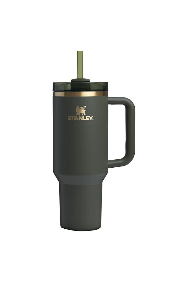 The Fall Refresh Quencher H2.O FlowState™ Tumbler I 40 oz (1,18 L) Selvi Yeşil Pipetli Termos - 1