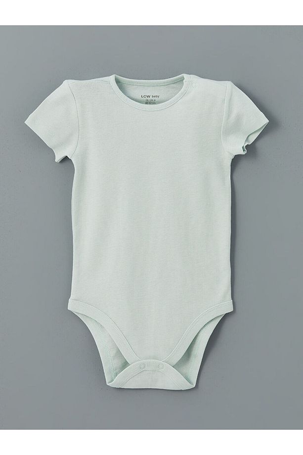 LCW baby Sarı Bisiklet Yaka Erkek Bebek Çıtçıtlı Body 5'li - 4