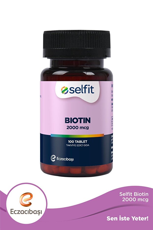 Biotin 2000 Mcg 100 Tablet - 2