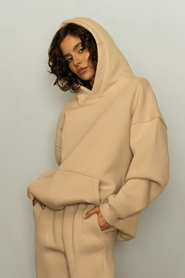 Women's 3 Thread Wide Fit Thick Sweatshirt