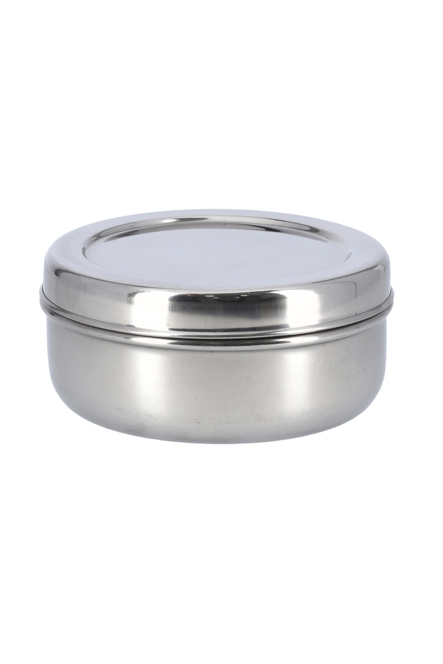 DC1528 Stainless Steel Lunch Box - Leak-Proof & Airtight Lid Round Food Storage Container
