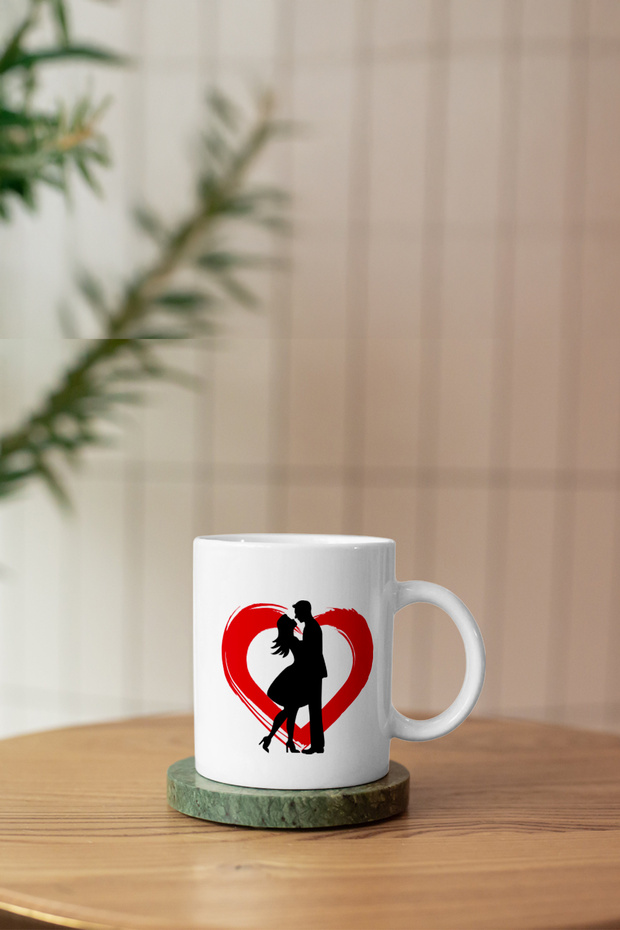 Valentine's Day Custom Printed White Mug Cup Trend Gift