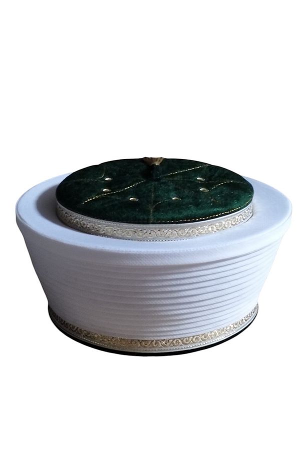 Lüks Imam Sarığı,yumuşak Lüks Sarık,fes,takke,ccami Malzemeleri,cübbe, (S017) - 7