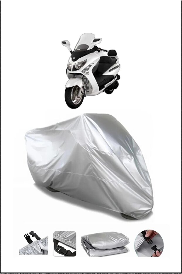 Sym Gts250I Gray Waterproof Quality Motorcycle Cover