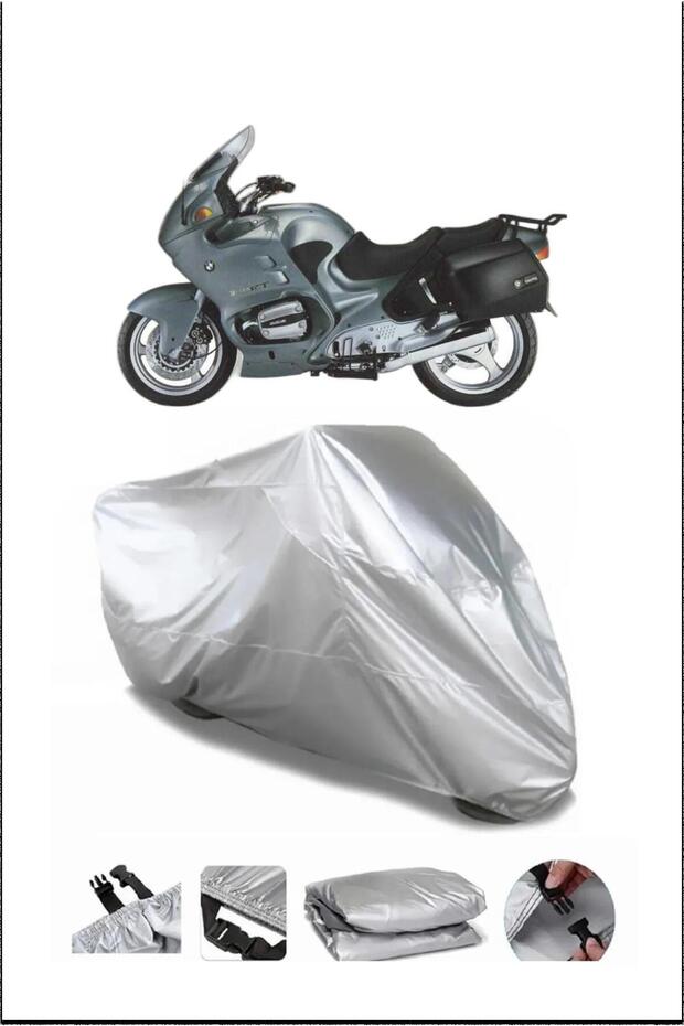غطاء دراجة نارية ذو جودة مقاومة للماء باللون الرمادي لسيارة Bmw R1100RT