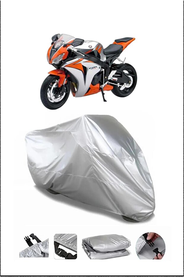 Honda Cbr1000Rr Rear Bag Compatible Gray Waterproof Canvas (Motorcycle)
