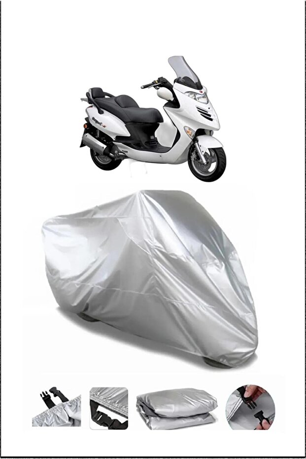 Kymco Granddink250 Gray Waterproof Quality Motorcycle Cover