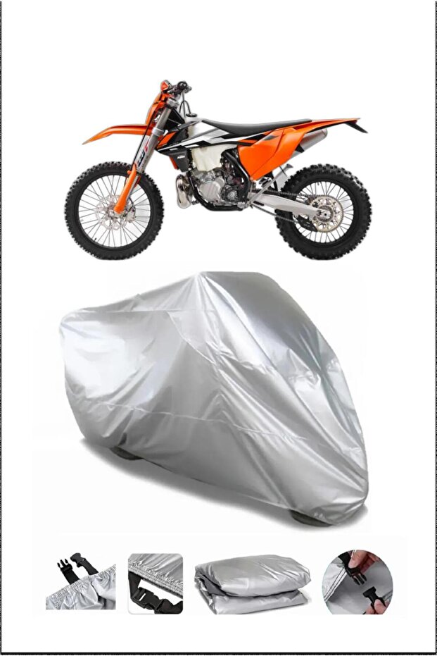 Ktm 250Exc Gray Waterproof Quality Motorcycle Cover