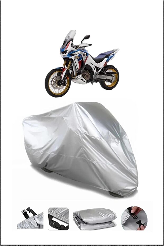 Honda Crf1100L Africatwin Gray Waterproof Quality Motorcycle Cover