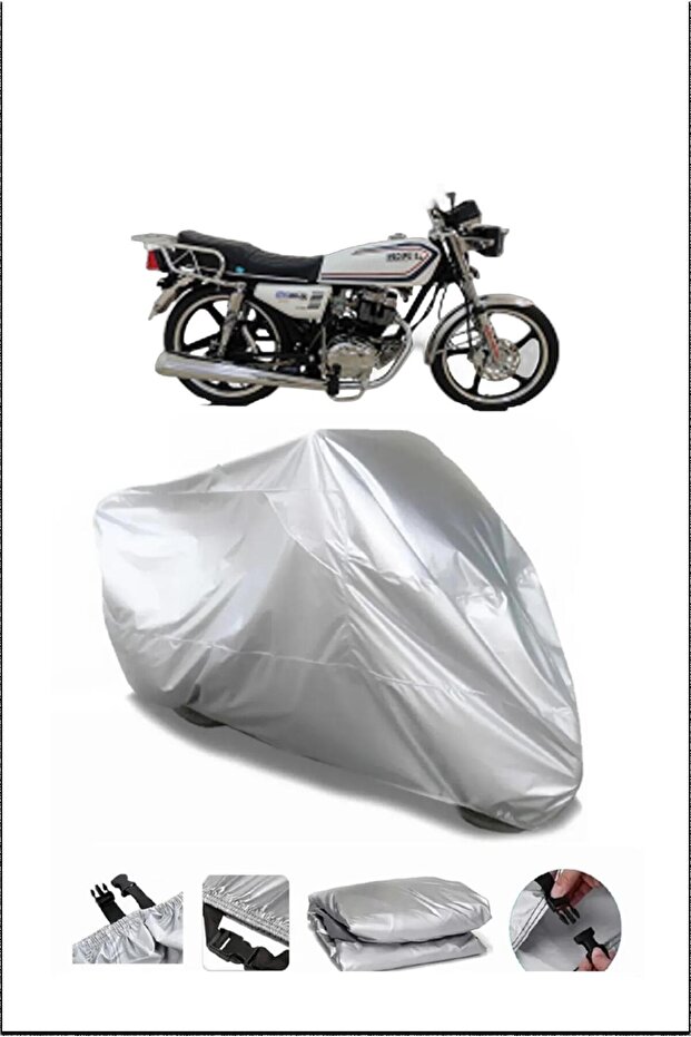 Kuba Cheetah180-Fc Gray Waterproof Quality Motorcycle Cover