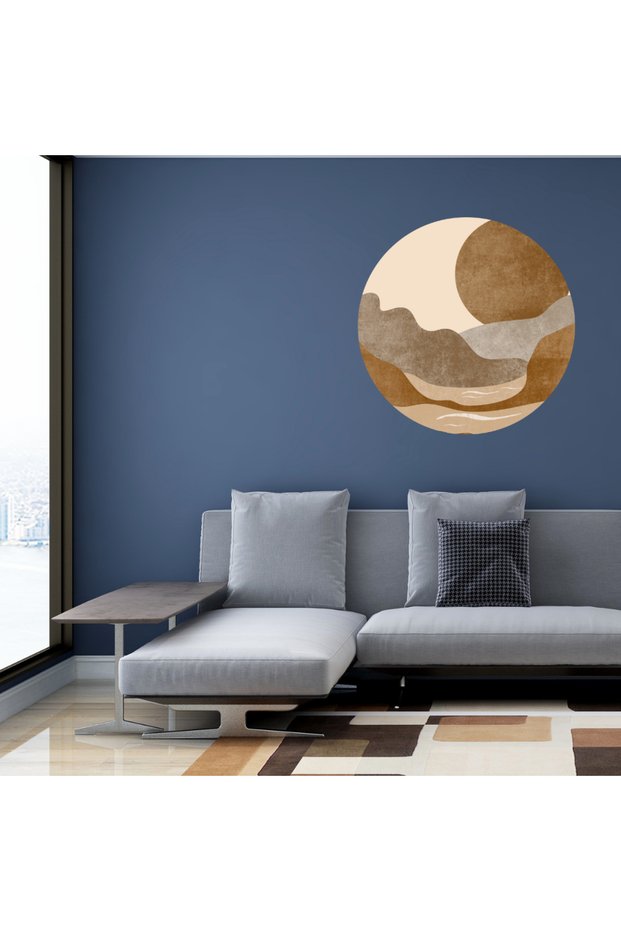 Round Full Circle Boho Bohemian Style Shaped Wall Sticker