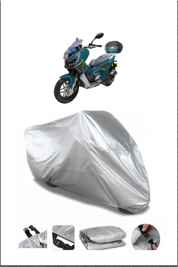 Kral Motor Arneb150 Gray Waterproof Quality Motorcycle Cover