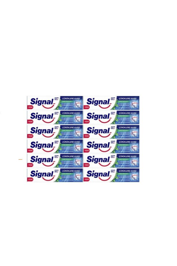 Sıgnal Çürüklere Karşı Nane Ferahlığı Diş Macunu 50ml 12 Adet - 1
