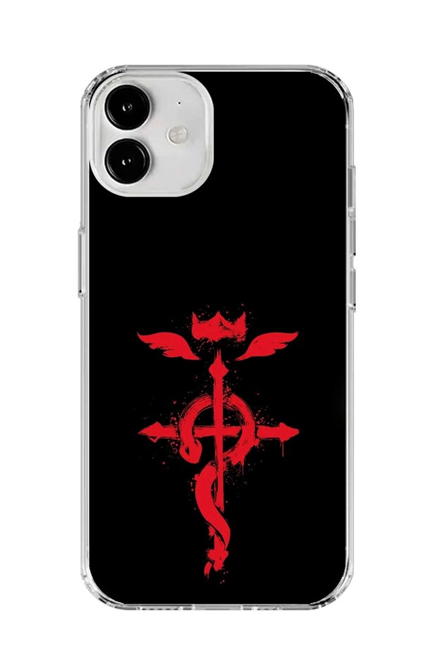 حافظة شفافة متوافقة مع هاتف iPhone 12 Mini بتصميم Fullmetal Alchemist 2